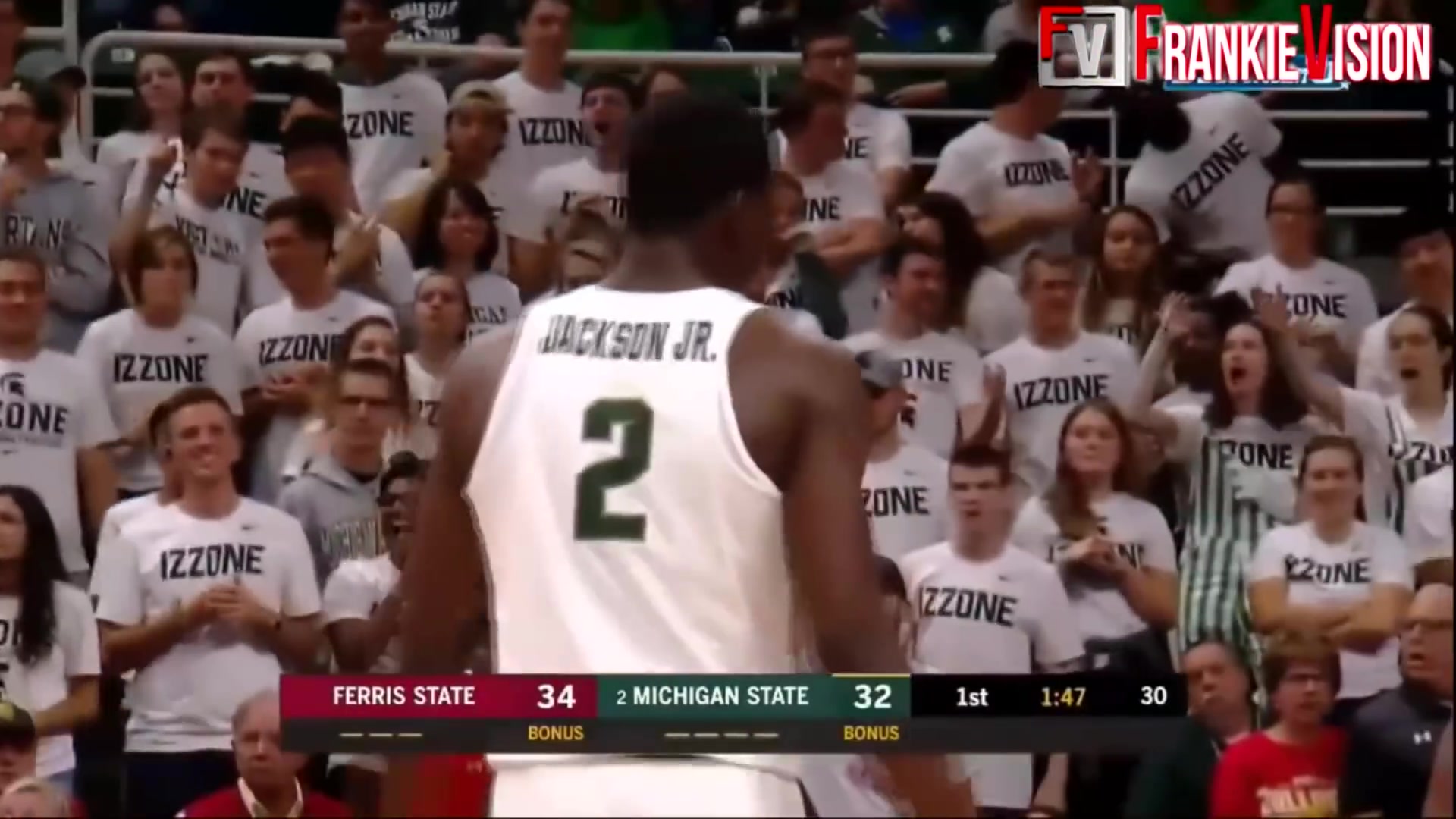 jaren jackson jr. michigan state vs ferris state