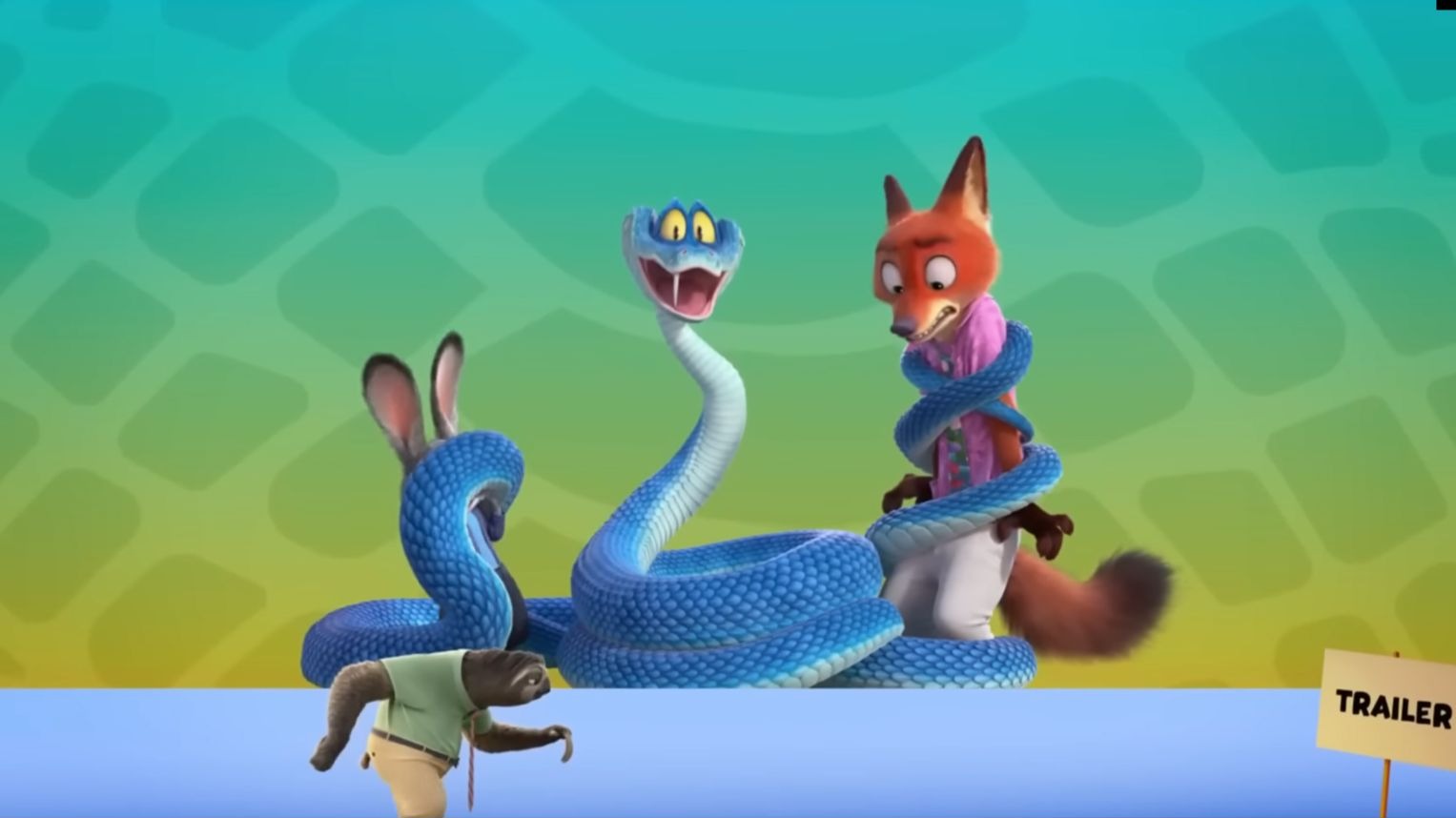 迪士尼特地为《疯狂动物城2》先导预告做了一支预告......
