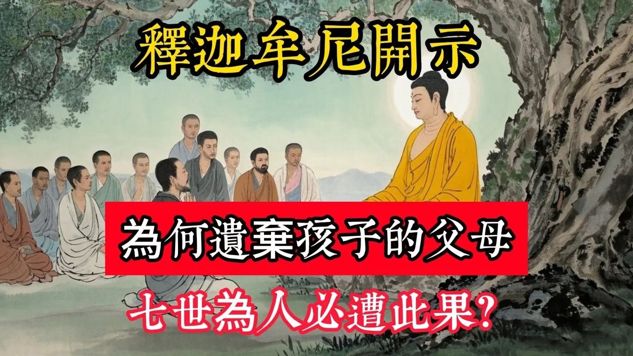 釋迦牟尼開示：為何遺棄孩子的父母，七世為人必遭此果？