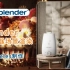 国语！！国产高清Blender产品加湿器渲染打光案例流程