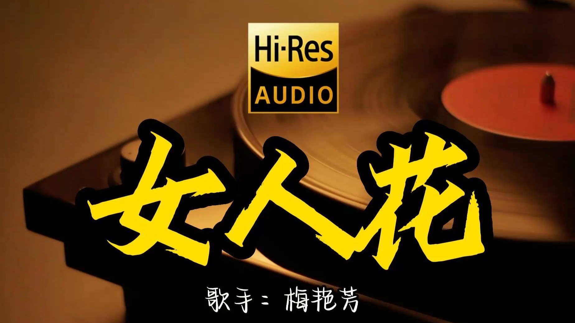 【Hi-Res无损音质】梅艳芳《女人花》百万黑胶音乐 ！ 经典歌曲最好听的版本 4K60P