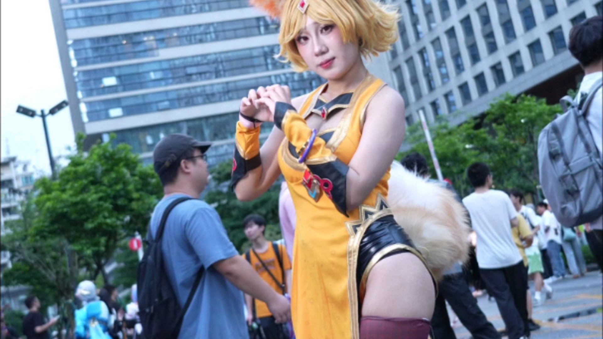 Daji original skin charm of the fox cos】-Long legs firefly off-site