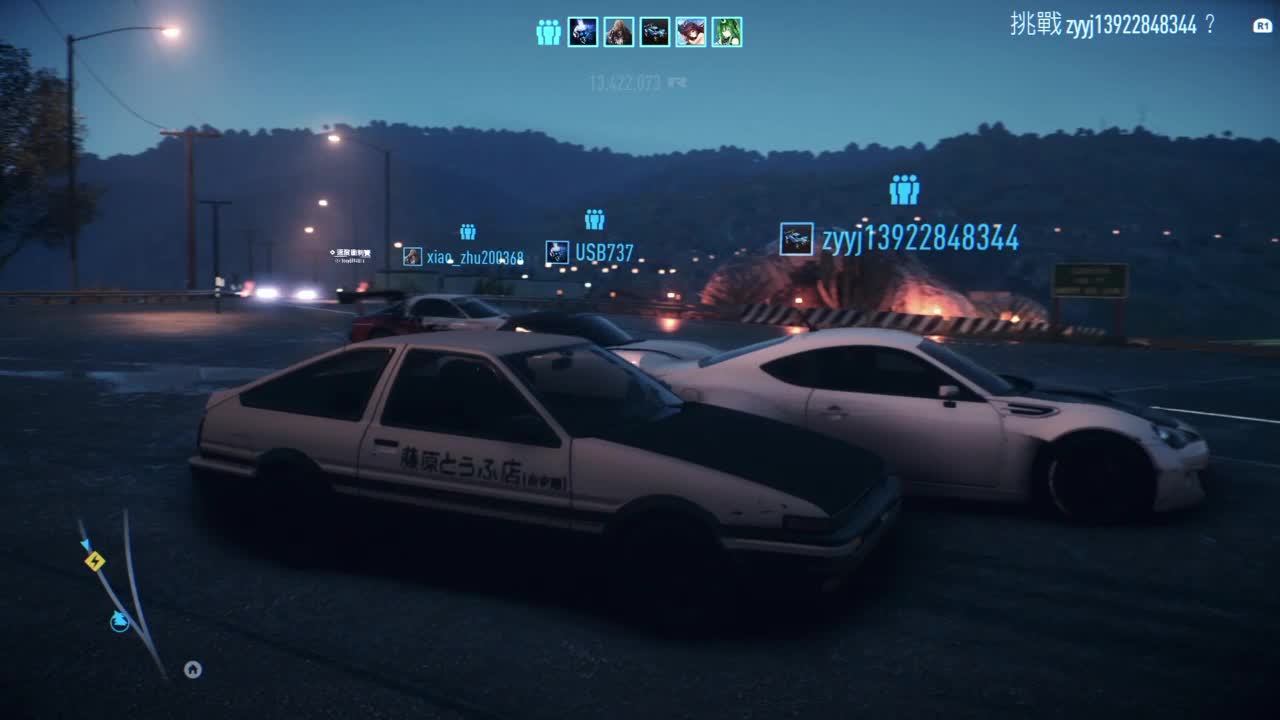 模仿头文字d-极品飞车19-萌新用ae86和大佬们一起装13