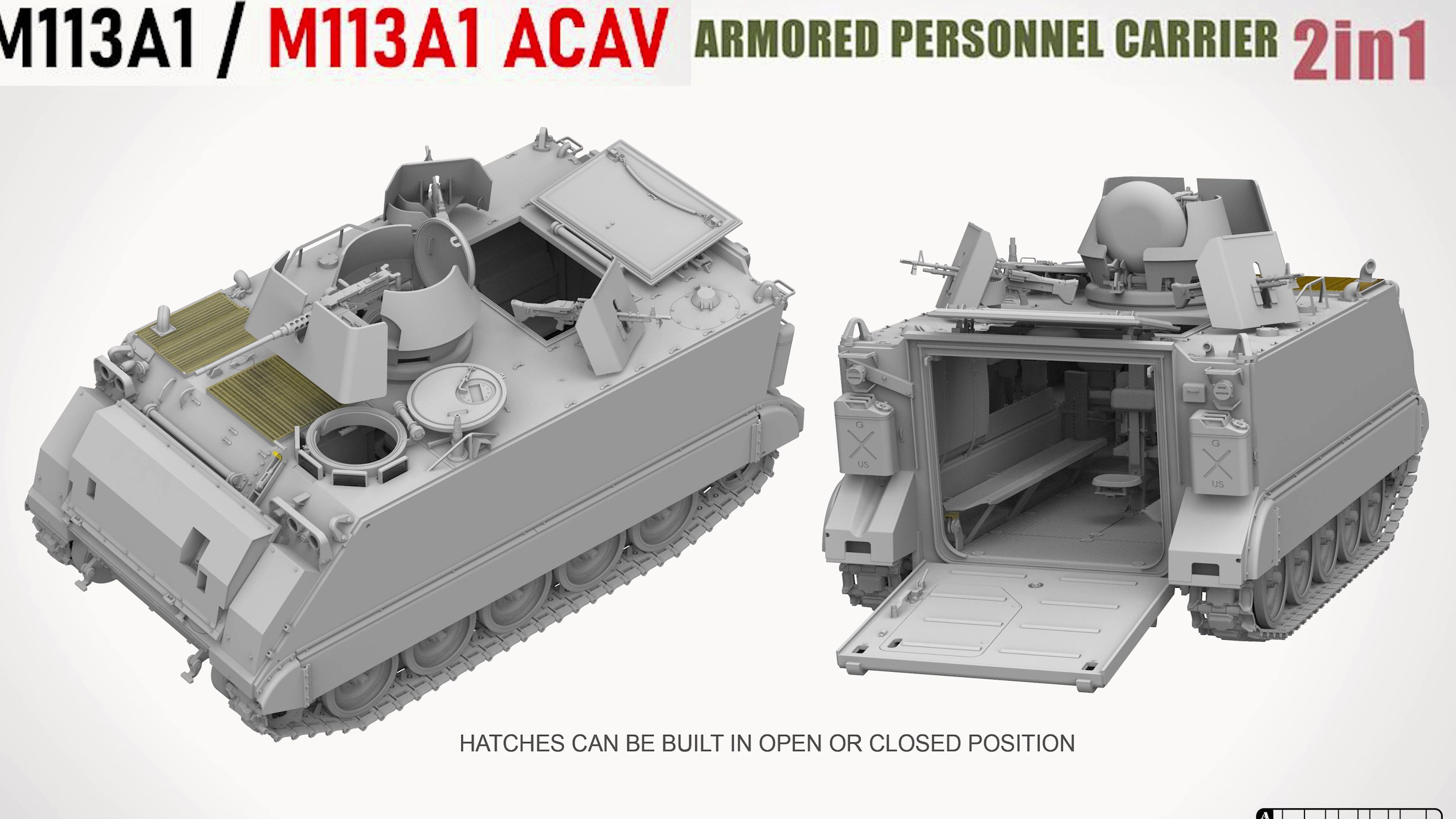 不是三花 1/16 新品装甲模型预览M113A