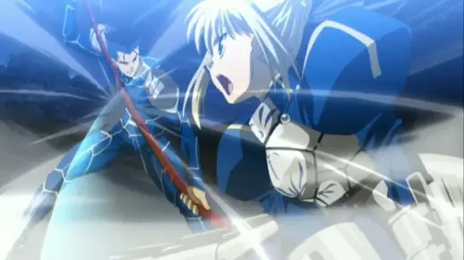 fate stay night 2006 (国语)/ saber VS lancer