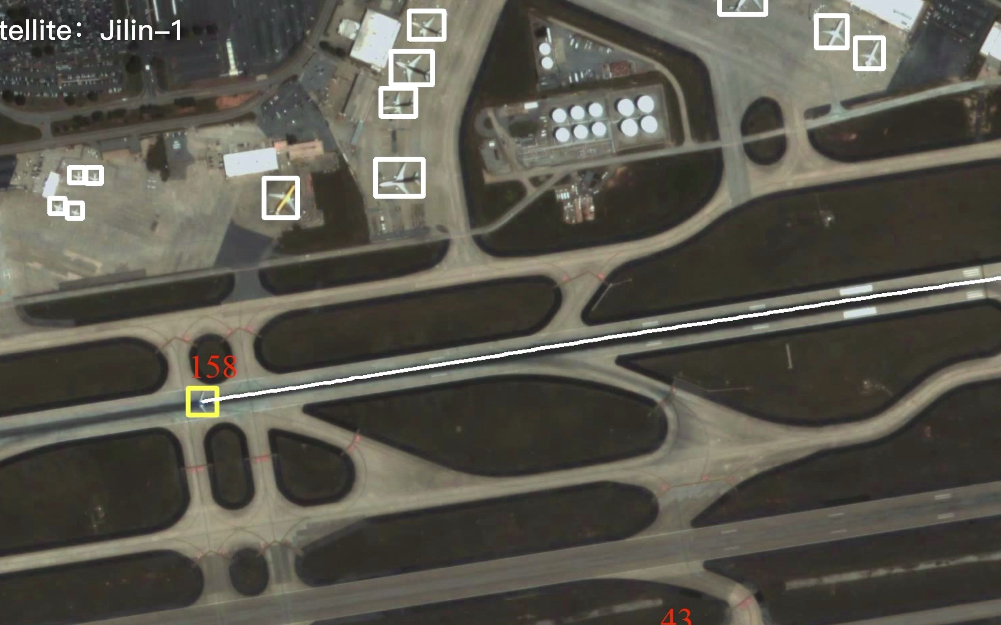 【解锁卫星应用】之美国亚特兰大国际机场-飞机目标识别跟踪