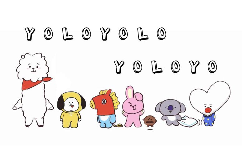 bts和bt21一起yoloyoloyoloyo