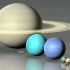 行星，太阳和恒星的大小比较