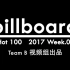 【TeamB视频组】2017年第02期美国Billboard单曲榜TOP100 补更