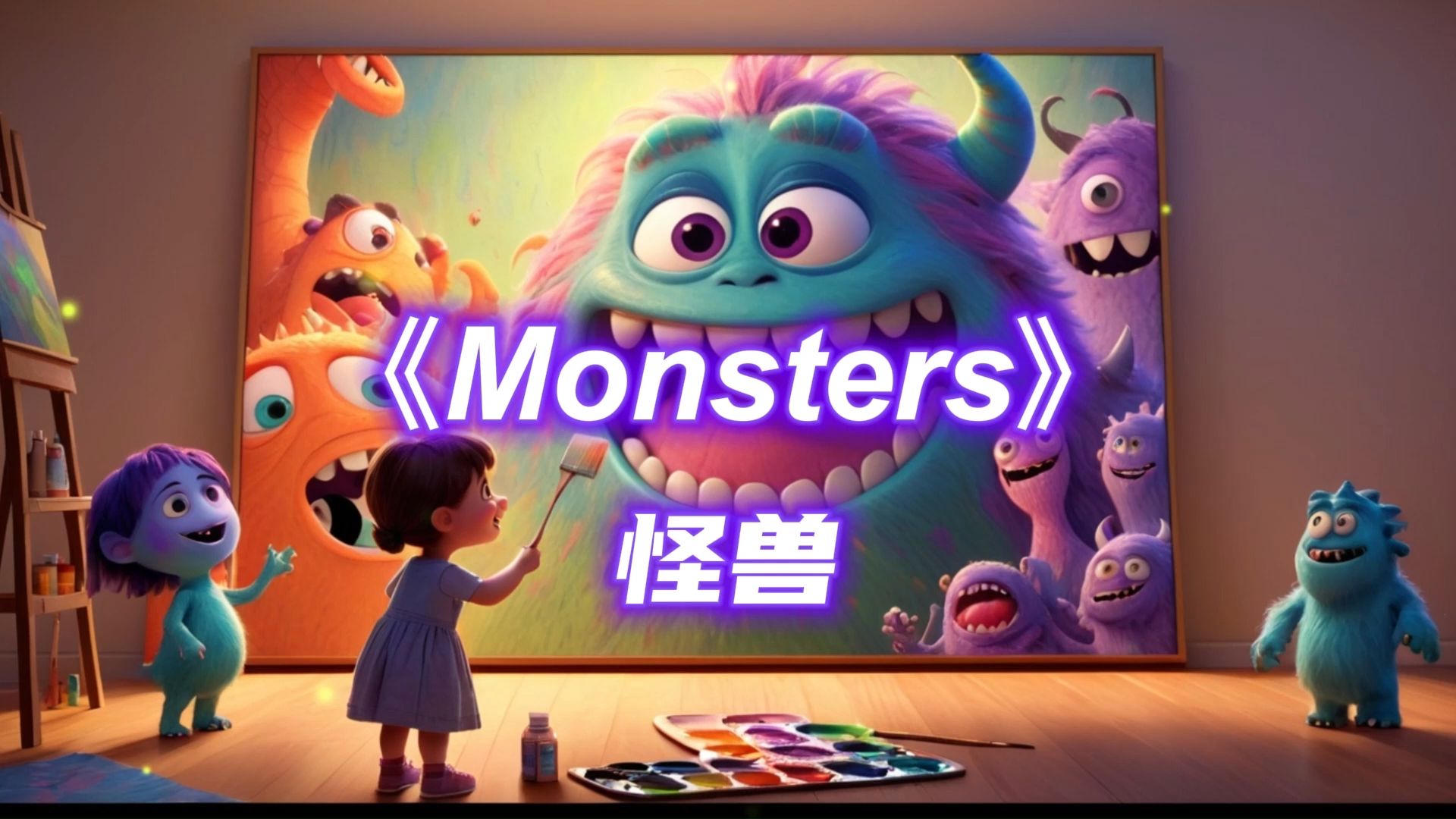 《Monsters》怪兽英文歌曲背景视频