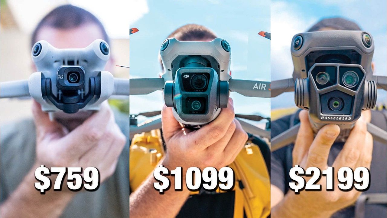 最值得购买的无人机 - Mini 3 Mini 4 Pro、Air 3、Mavic 3 Pro