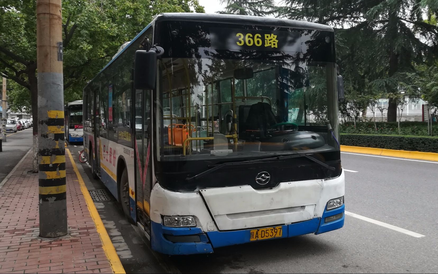 西安公交366路全程延时摄影