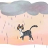 【3-6岁英文】【动物习性认知】Where Does Kitty Go In The Rain【语速慢】【有逐字字幕】