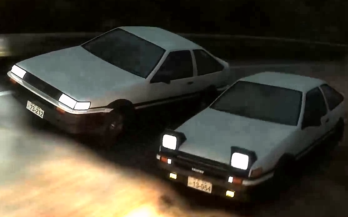 t86vsl86 3dsmax中还原头文字d第二季经典镜头