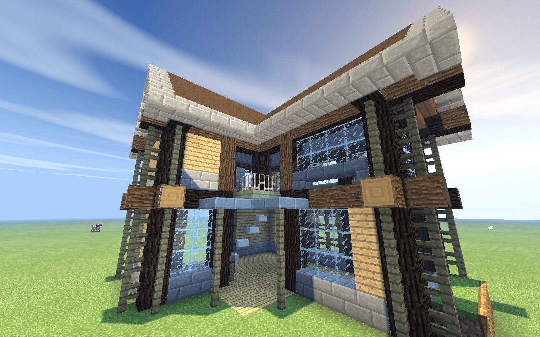 Minecraft 一学就会的小木屋建筑教程 哔哩哔哩 つロ干杯 Bilibili