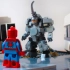 乐高 LEGO MOC作品 漫威超级英雄场景 蜘蛛侠 VS 犀牛人 拼搭指南