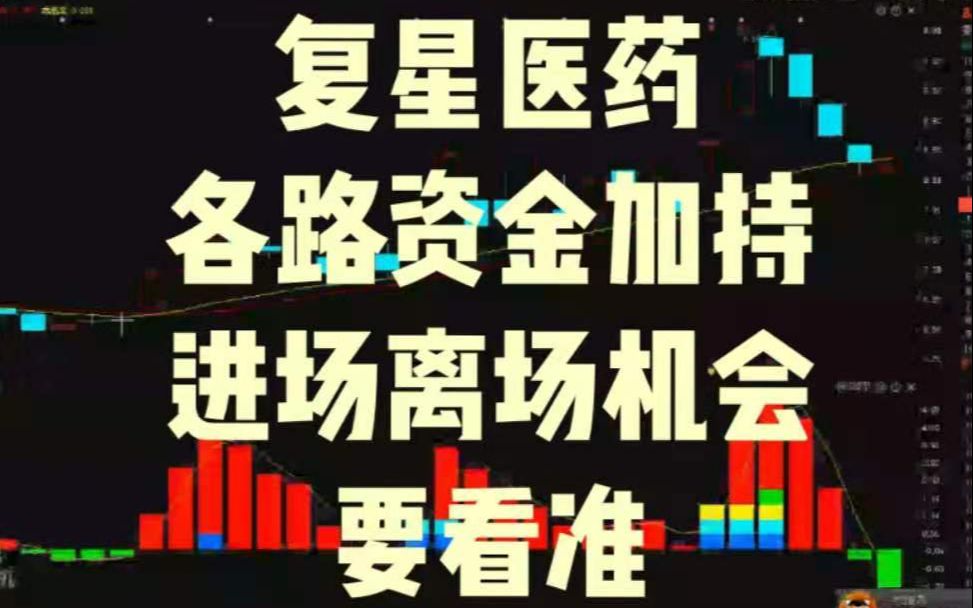 【复星医药】各路资金加持,进场离场机会要看准!不盲冲!哔哩哔哩bilibili