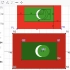 XY16 马尔地夫国旗的绘制 4：使用RGB 参数设定颜色