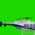 绿幕抠像直升飞机视频素材