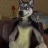 【不同配音重置】【高清4K】 Husky eats wolf animation (by Untied_Verbeger