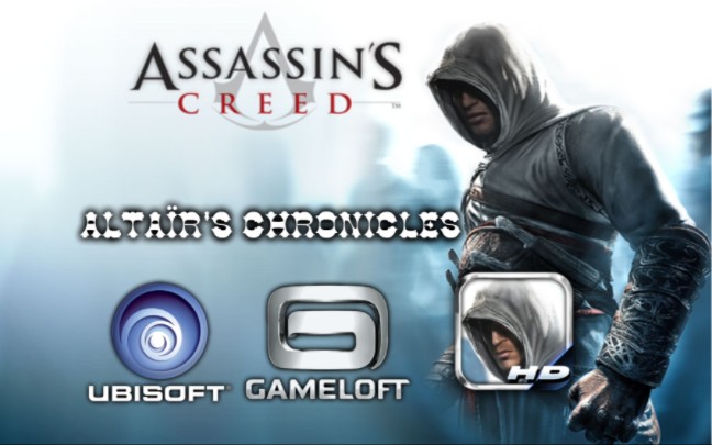 2010年的刺客信条手游《刺客信条：阿泰尔编年史(Assassin's Creed™:Altaïr's Chronicles)》Gameloft手机游戏