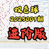 双色球2025007期进阶版，个人观点，仅供参考