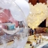 郑州酒店包间成人礼生日气球派对布置，超温馨色系