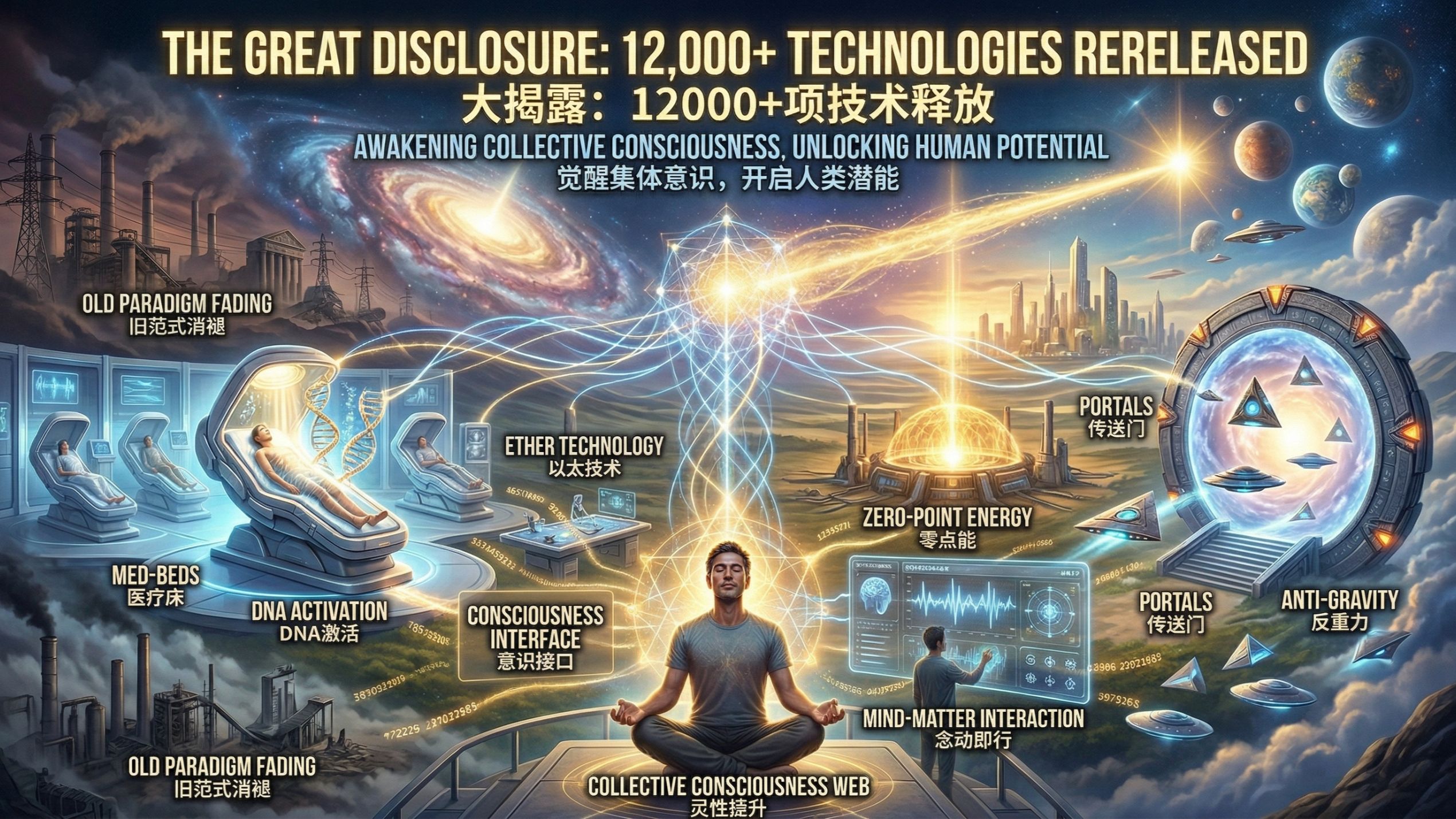 零点能&反重力&医疗床：6000项黑科技颠覆人类文明