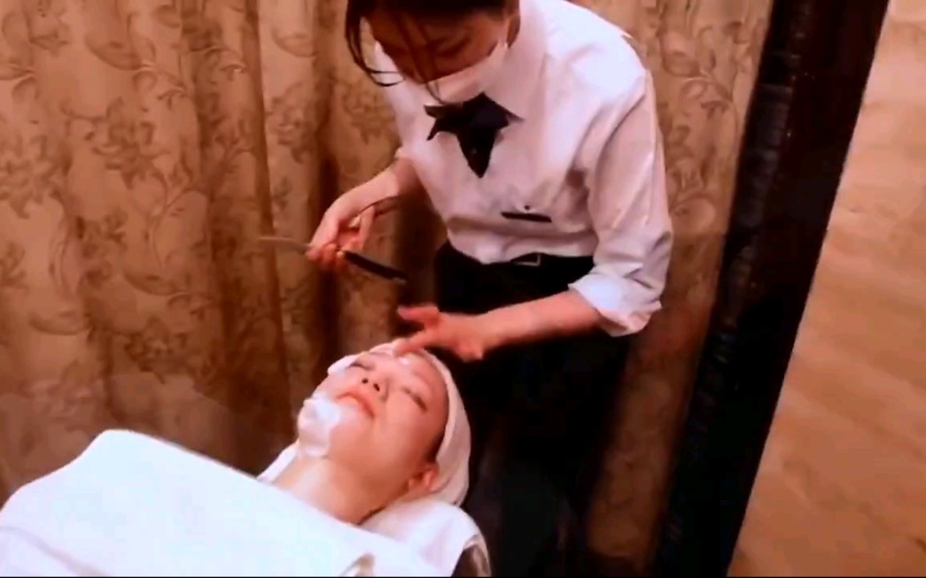 日本高级Salon！背部清洁刮毛-面部护理按摩！