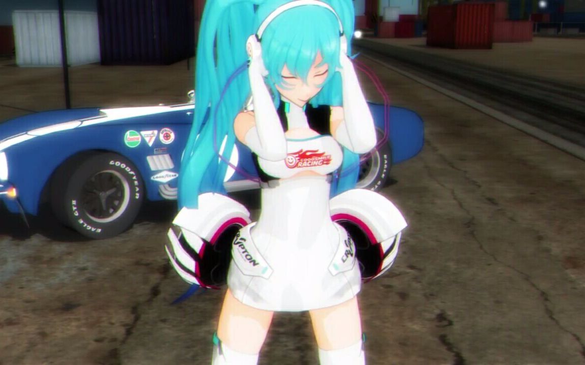 mmdヒビカセ赛车初音2014