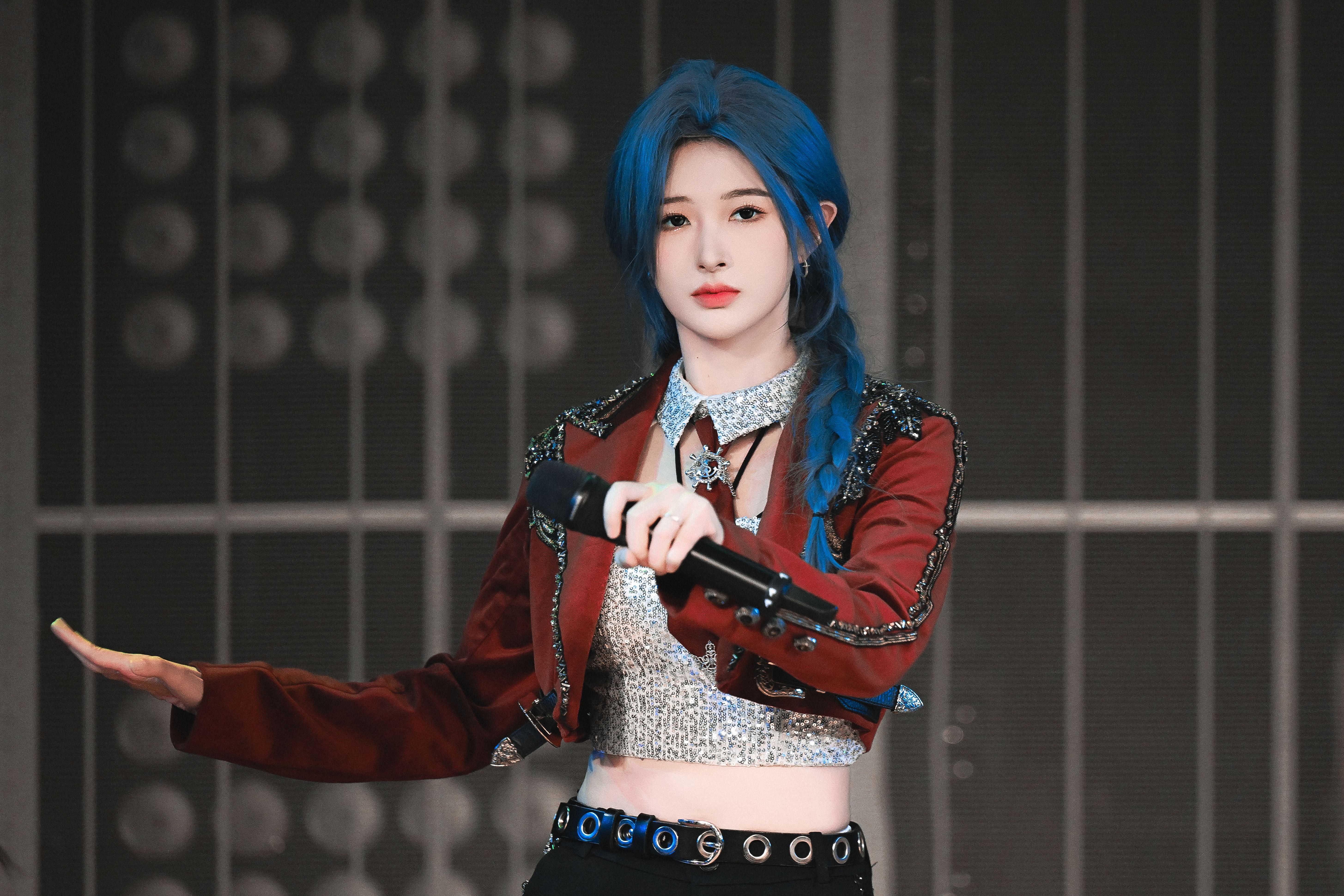 Wen Ruoqi] [blue hair limited] 240814『Code Xii newcomers public performance』Focus [4k60p].