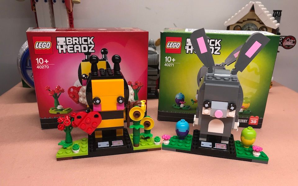 【快拼】乐高测评:lego 40270&40271 萌萌的情人节蜜蜂以及复活节兔子