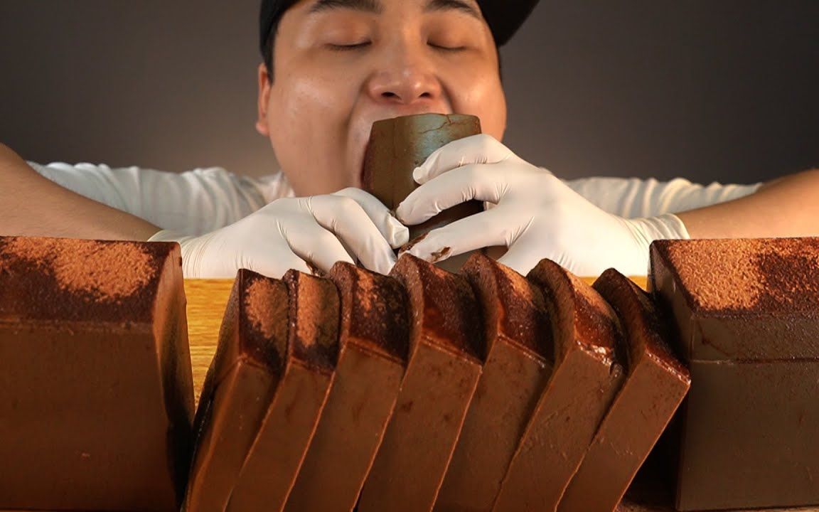 【ddeonggaeTV】温柔甜蜜的大王巧克力布丁吃播！