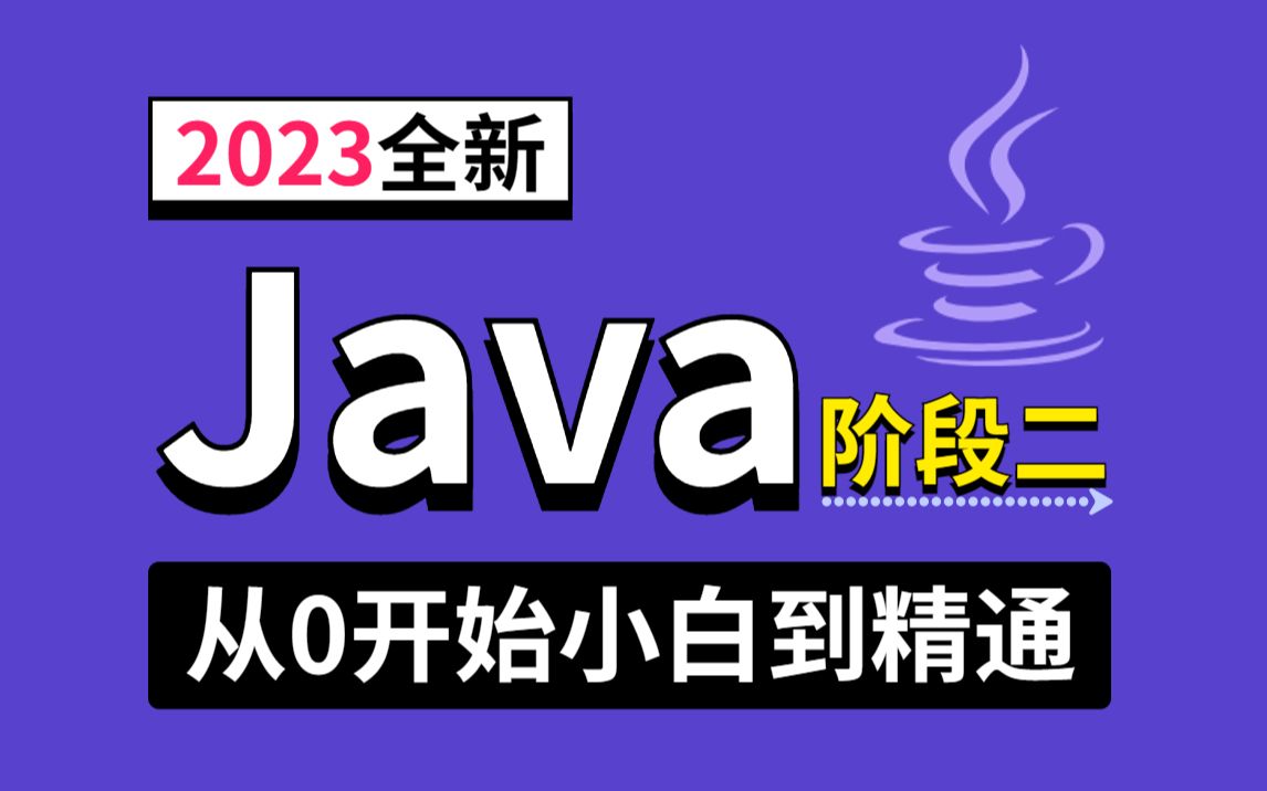 【尚学堂】全新Java0基础全套教程_阶段二，从0开始小白到精通_java入门_java自学必备_java开发