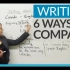 Improve Your Writing - 6 ways to compare