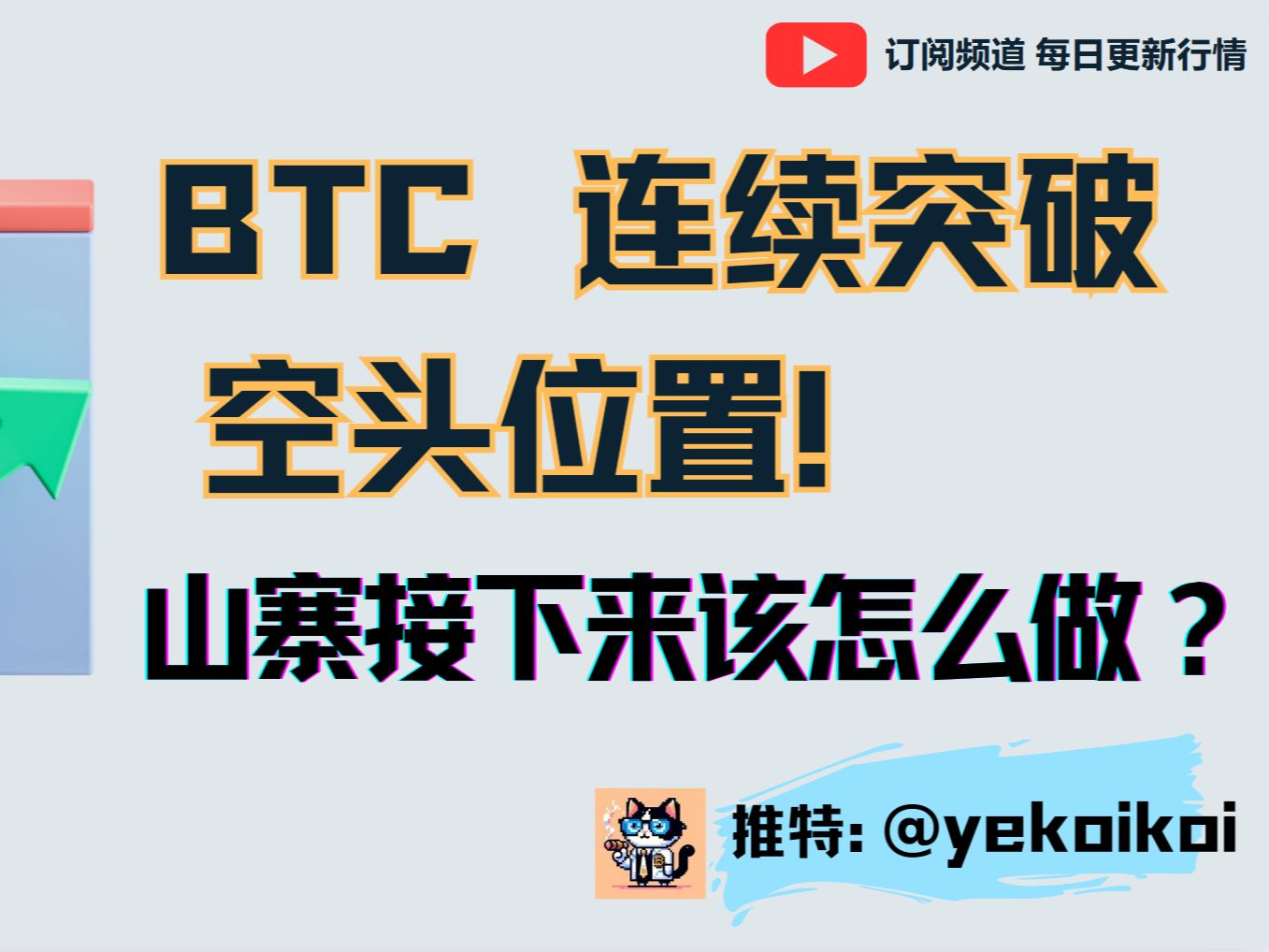 BTC连续突破关键空头位置，后续山寨该怎么做？