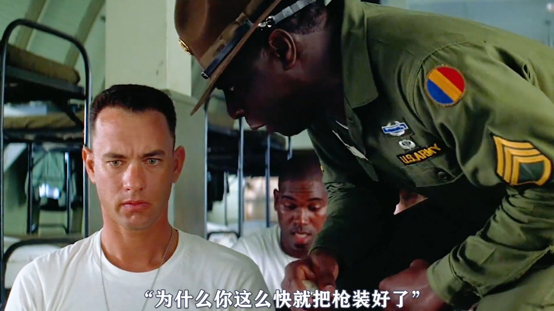 “完成了，教官！ “TMD，甘，你真是个天才，你又创造了新的记录！” 《阿甘正传》