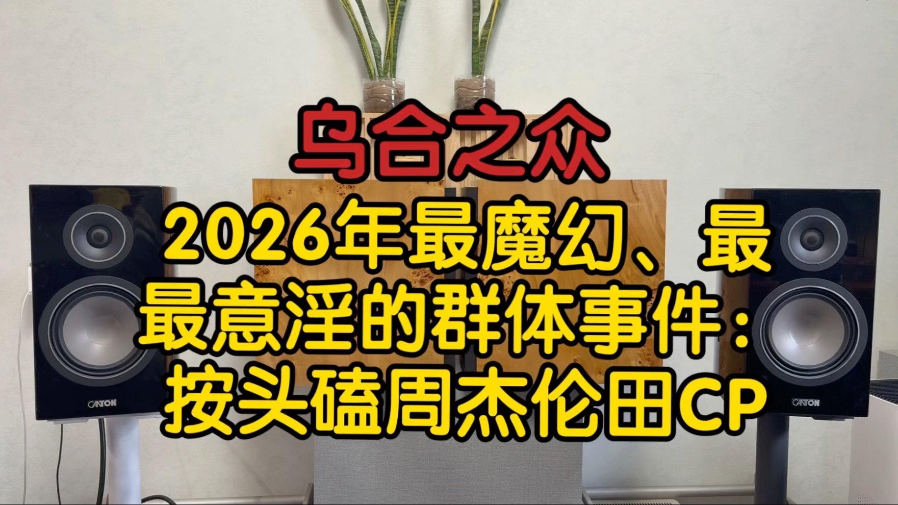 乌合之众-2026最魔幻、最愚蠢、最意淫的群体事件：按头硬磕周杰伦田馥甄CP。