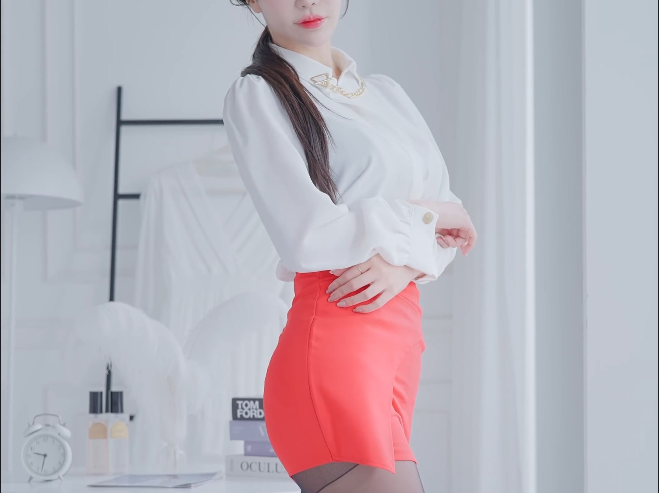 Miss KYUL's OL Style Hot Wrap Dress Outfit