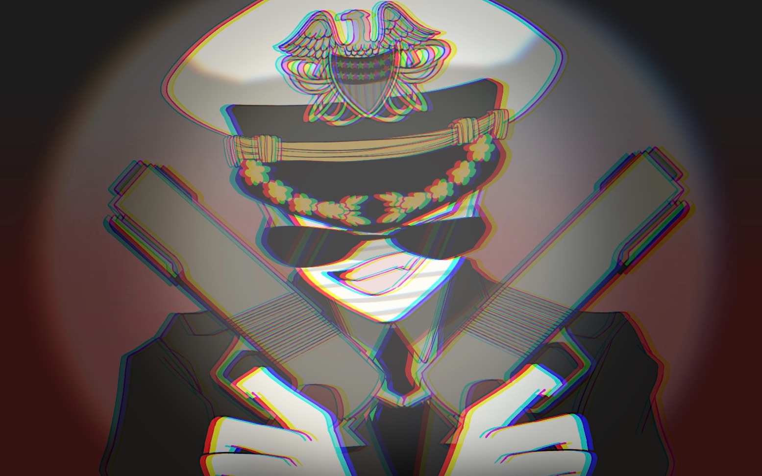 「COUNTRYHUMANS/MEME」 阿美的MACHINE GUN