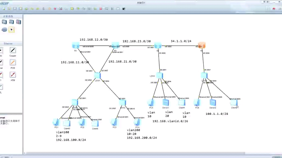 2026年山东春考网络设备安装与调试 网络技能测试 模拟题5
