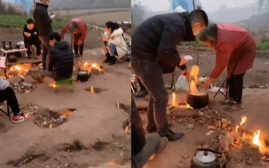 地下火燃烧60多年不灭，村民利用其烧水做饭，浇水后惊现神奇一幕！