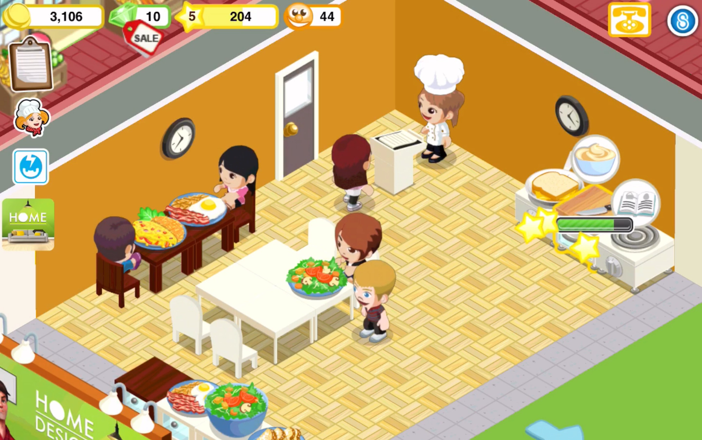 《关于餐厅类的小游戏》这个游戏…我不知道名字，没有QQ餐厅好玩