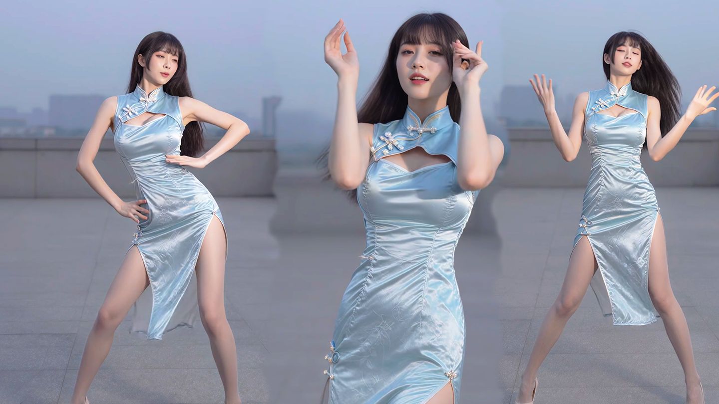 见过穿旗袍跳逆袭神曲吗~《Up Down》