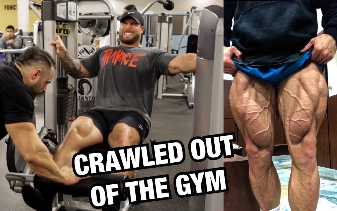 练完只能爬出健身房惹 腿部训练 | 中文字幕 | Chris Bumstead_哔哩哔哩_bilibili