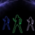 【舞台背景】1分钟的 霓虹灯舞动人背景 ❤️ 浪漫光芒舞蹈晚会年会循环动画