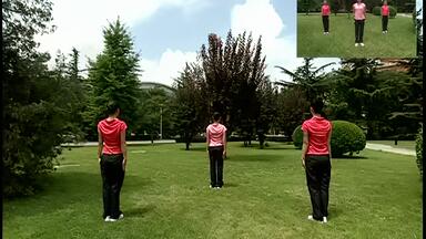 <em class="keyword">第九套广播体操</em>-正/背向演练【AI高清优化4K】