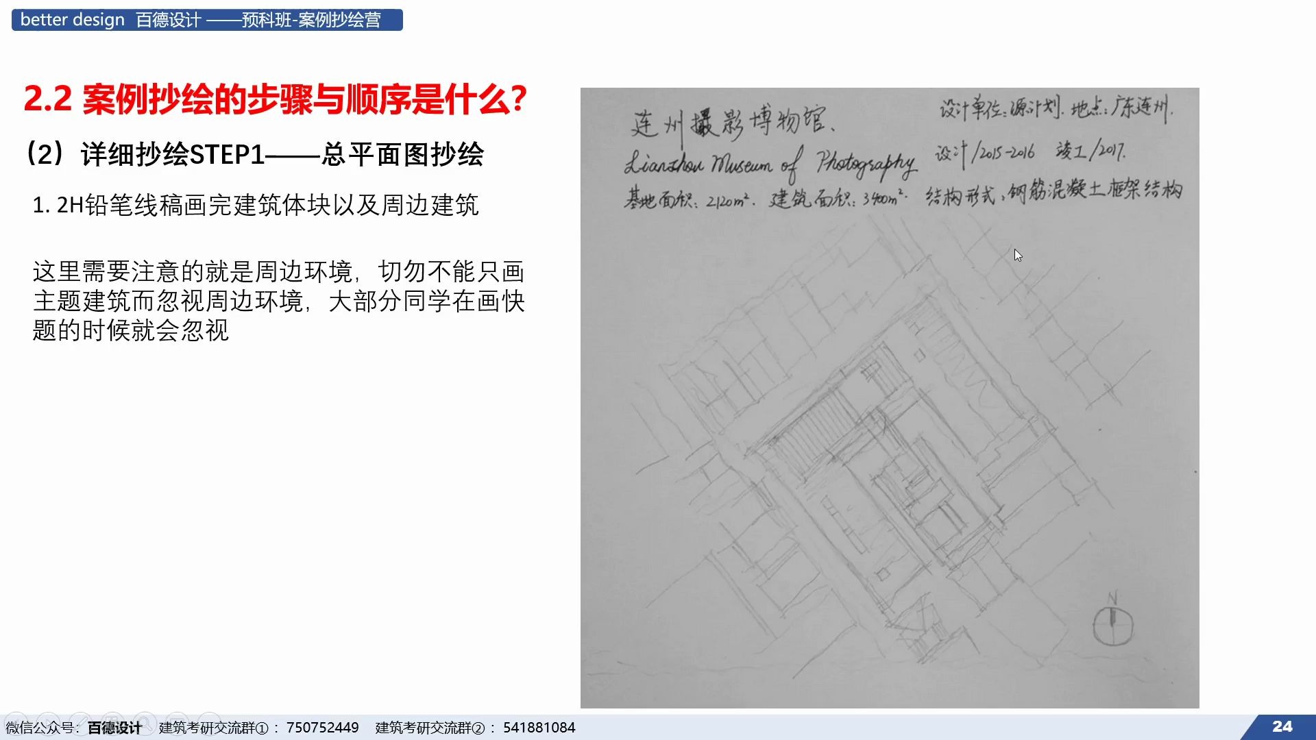 【百德设计】2021考研公开课——案例抄绘的步骤与顺序哔哩哔哩bilibili