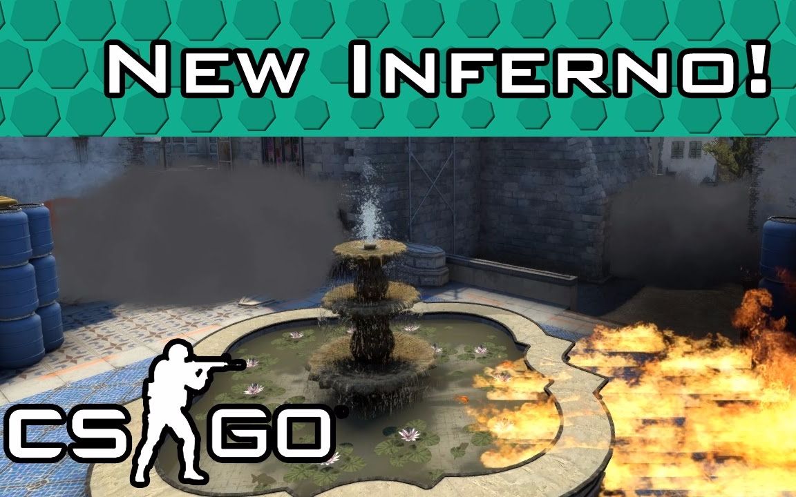 【csgo】新 inferno 上b点的一些烟闪火