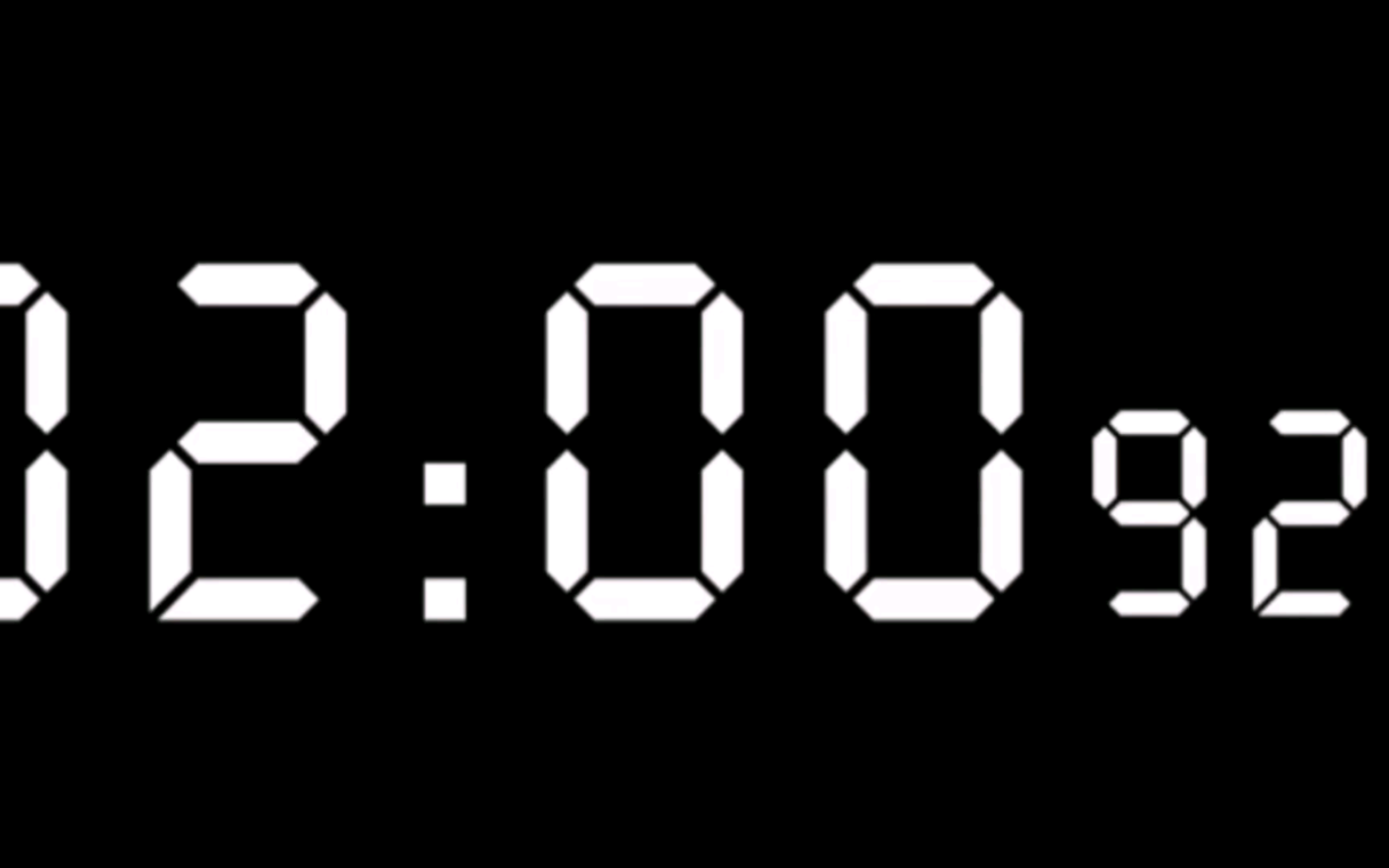 2分钟倒计时 (精确到0.04秒)